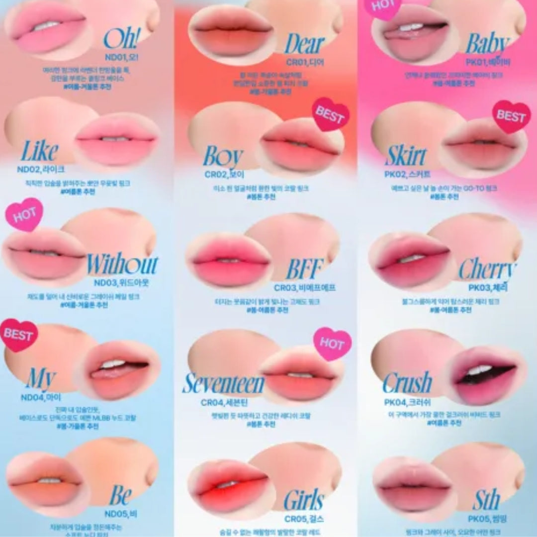 Blush Lip Blurry Pudding Pot Fwee zx