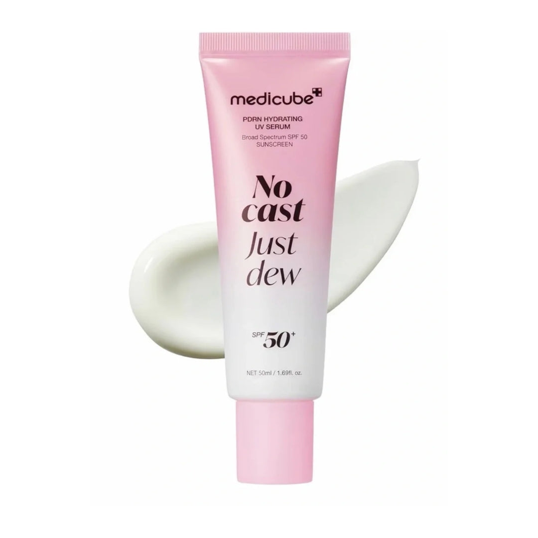 Protector Solar Hidratante PDRN Hydrating UV Serum - No Cast Just Dew - SPF 50+ Sunscreen - 50ml Medicube