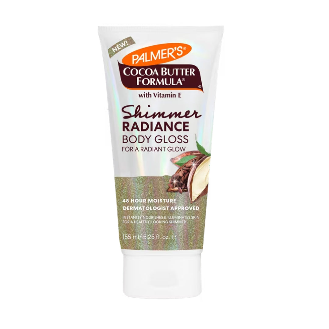 Crema Iluminadora Cocoa Butter Shimmer Radiance Body Gloss 155ml - Palmer's