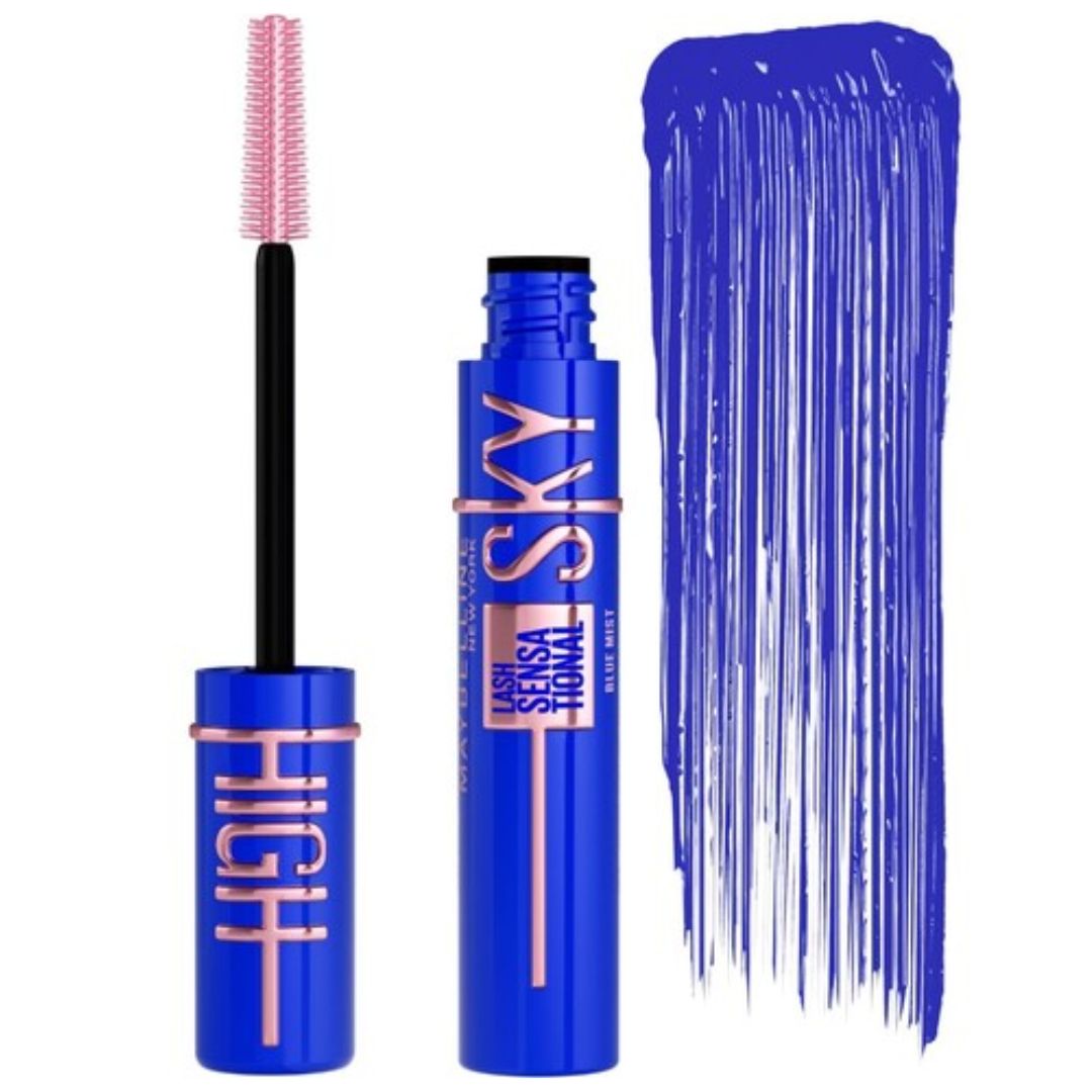 Mascara De Pestañas Sky High Azul Rimel Maybelline