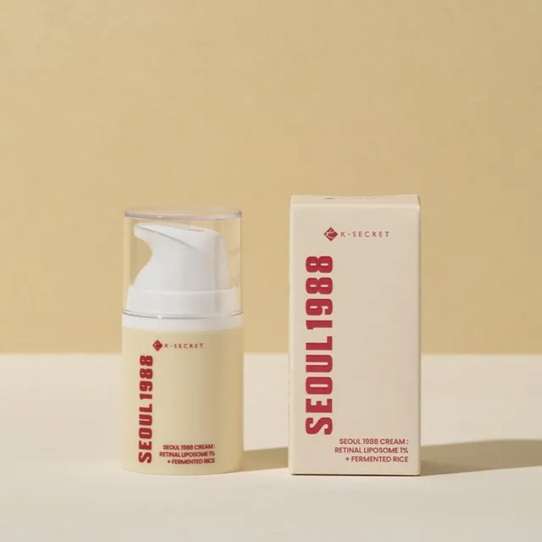 Crema Hidratante con Retinal Liposome 1% + Fermented Rice 50ml Seoul 1988 K-SECRET
