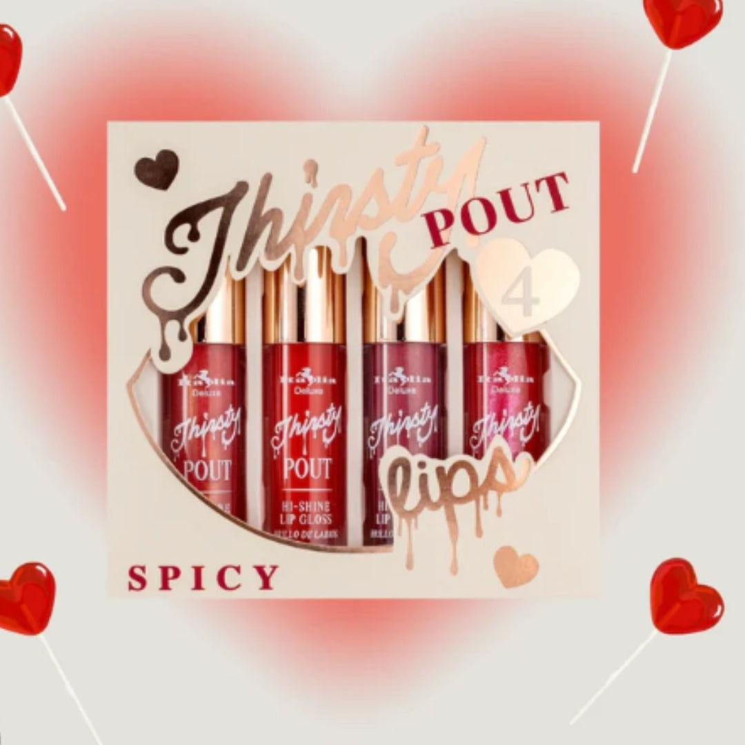 Set de Lip Gloss Thirsty Pout Italia Deluxe