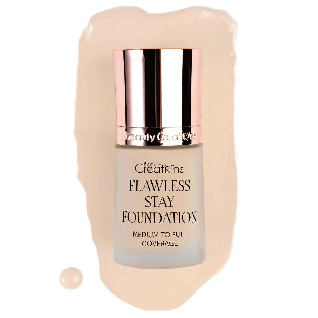 Base Semi Mate Flawless Stay - Foundation Flawless Stay 30ml Beauty Creations