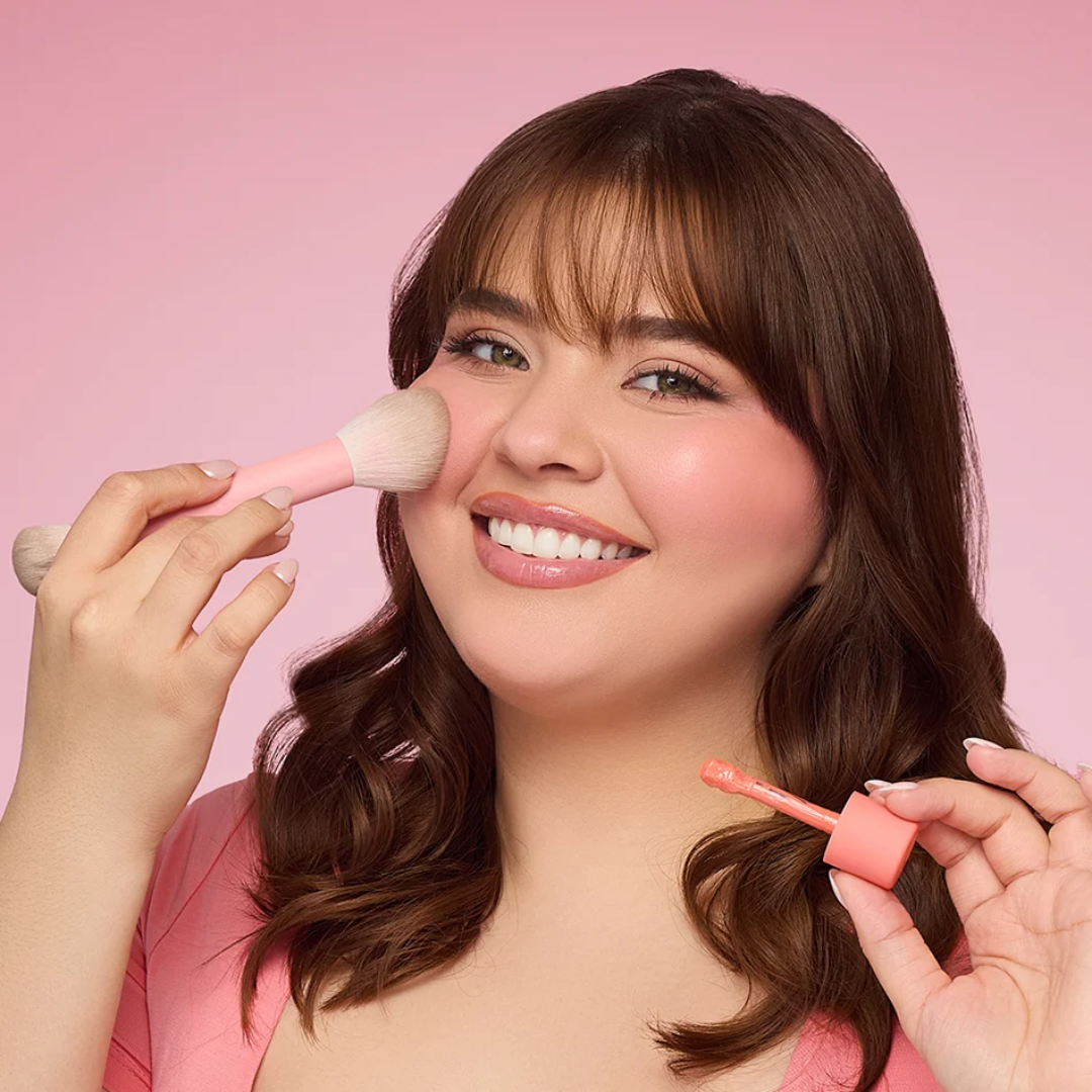 Brocha Doble Para Blush en Crema y Polvo Baeuty Creations