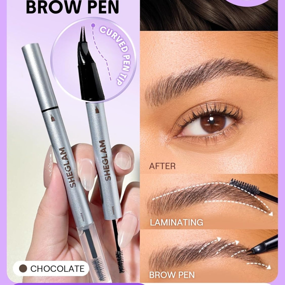 Lápiz De Cejas Efecto Pluma de cejas laminadora - Chocolate Sheglam