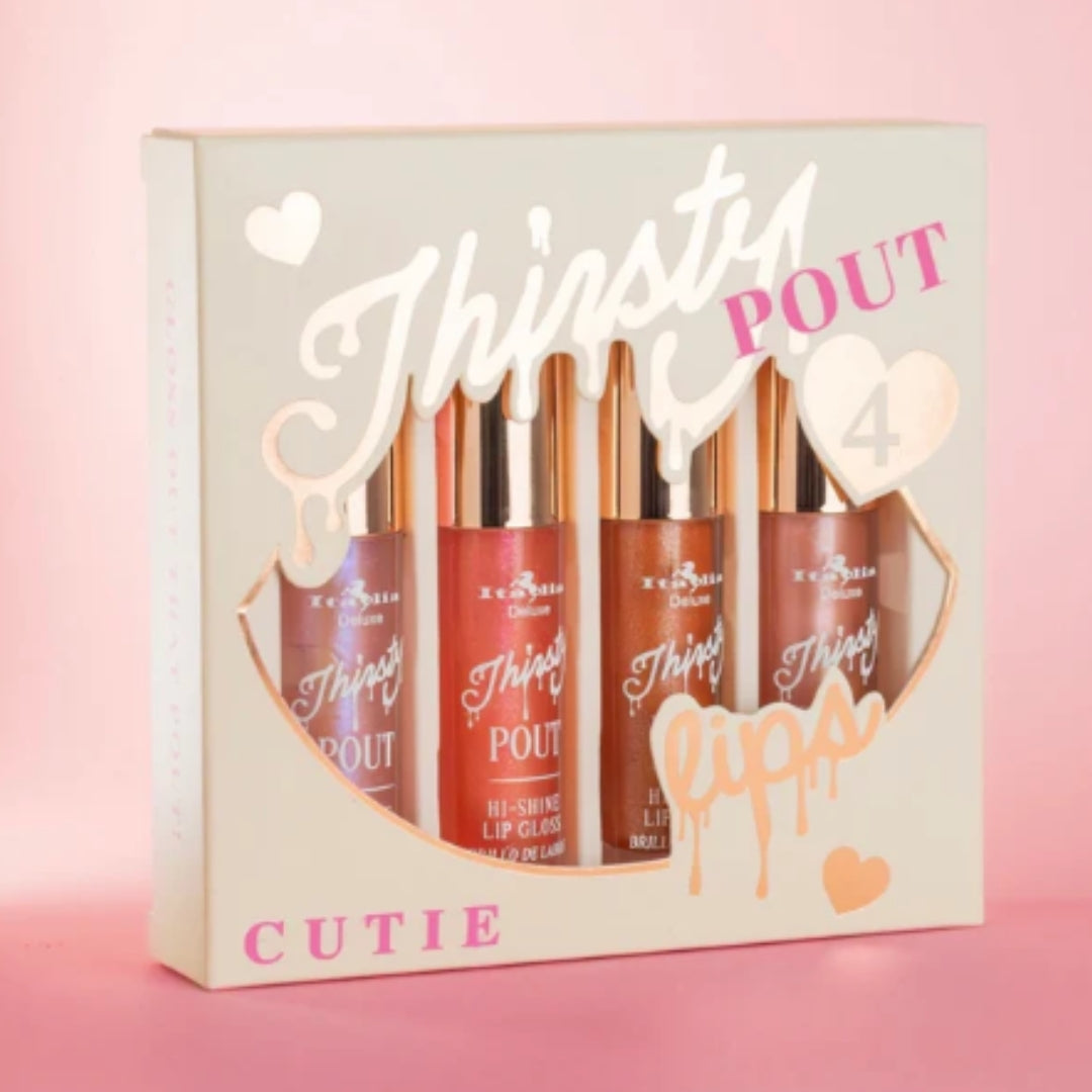 Set de Lip Gloss Thirsty Pout Italia Deluxe