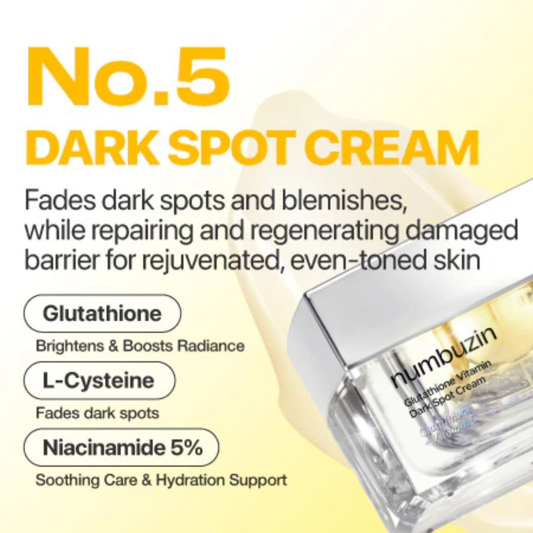 Crema Hidratante con glutatión y vitamina C Dark Spot n.º 5, 30 ml Numbuzin