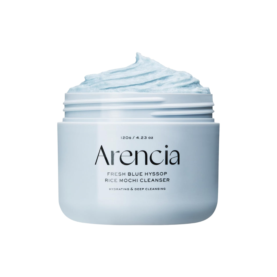 Limpiador Exfoliante Fresh Blue Hyssop Rice Mochi Cleanser 120g Arencia