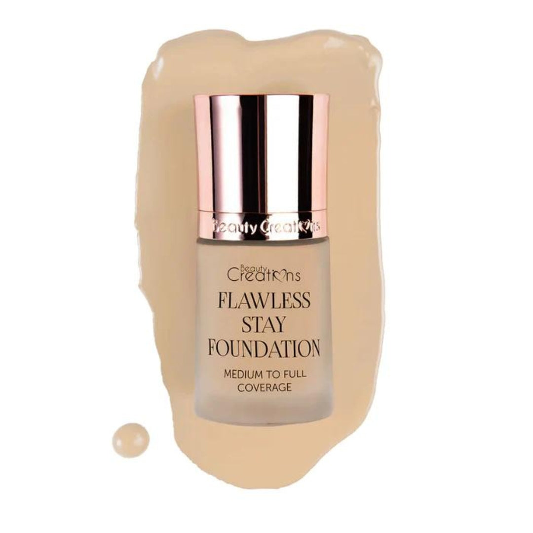 Base Semi Mate Flawless Stay - Foundation Flawless Stay 30ml Beauty Creations