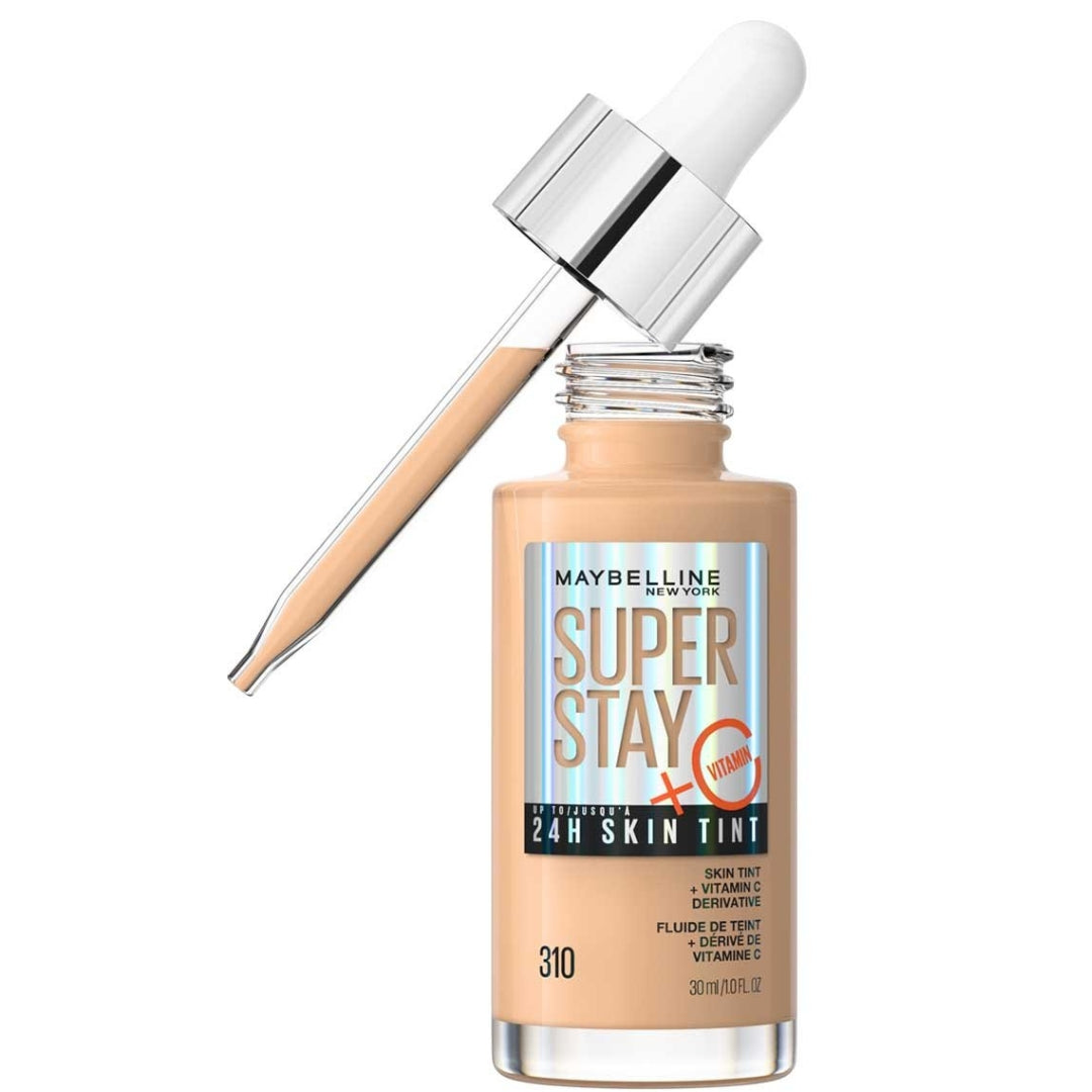 Base de Maquillaje Ligera- Super Stay Skin Tint + Vitamina C 24h 30ml Maybelline