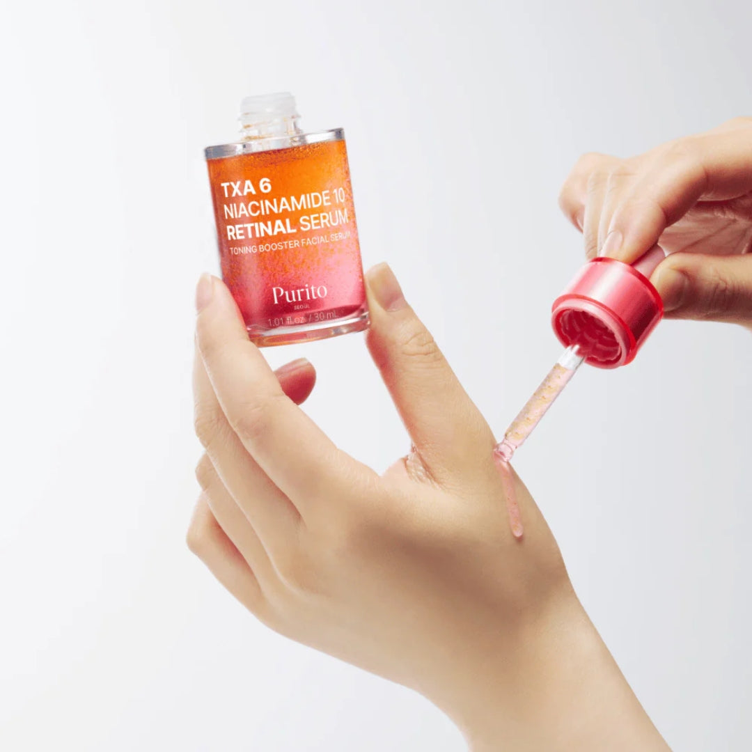 Serum TXA 6% + Niacinamide 10% + Retinal Facial PURITO
