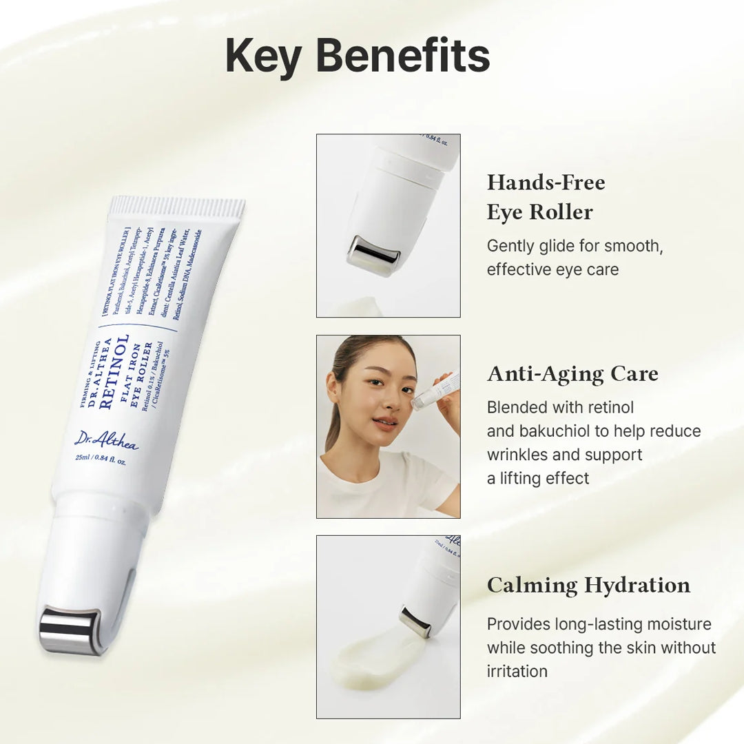 Contor de Ojos Retinol Flat Iron Eye Roller Dr.Althea