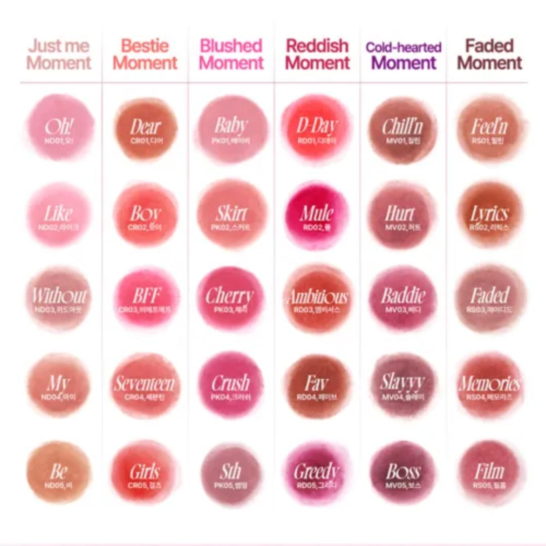 Blush Lip Blurry Pudding Pot Fwee zx