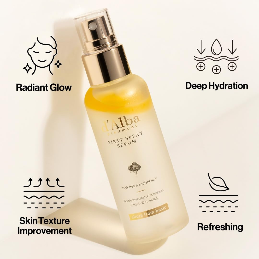 Serum Spray (Bruma Hidratante) First Spray Hydrated & Radiant skin D´Alba Piedmont