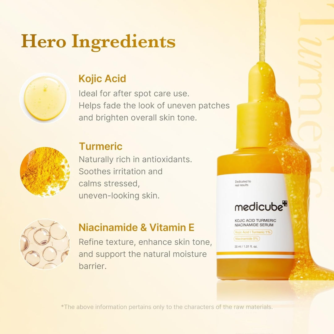 Serum Kojic Acid Turmeric Niacinamide Medicube