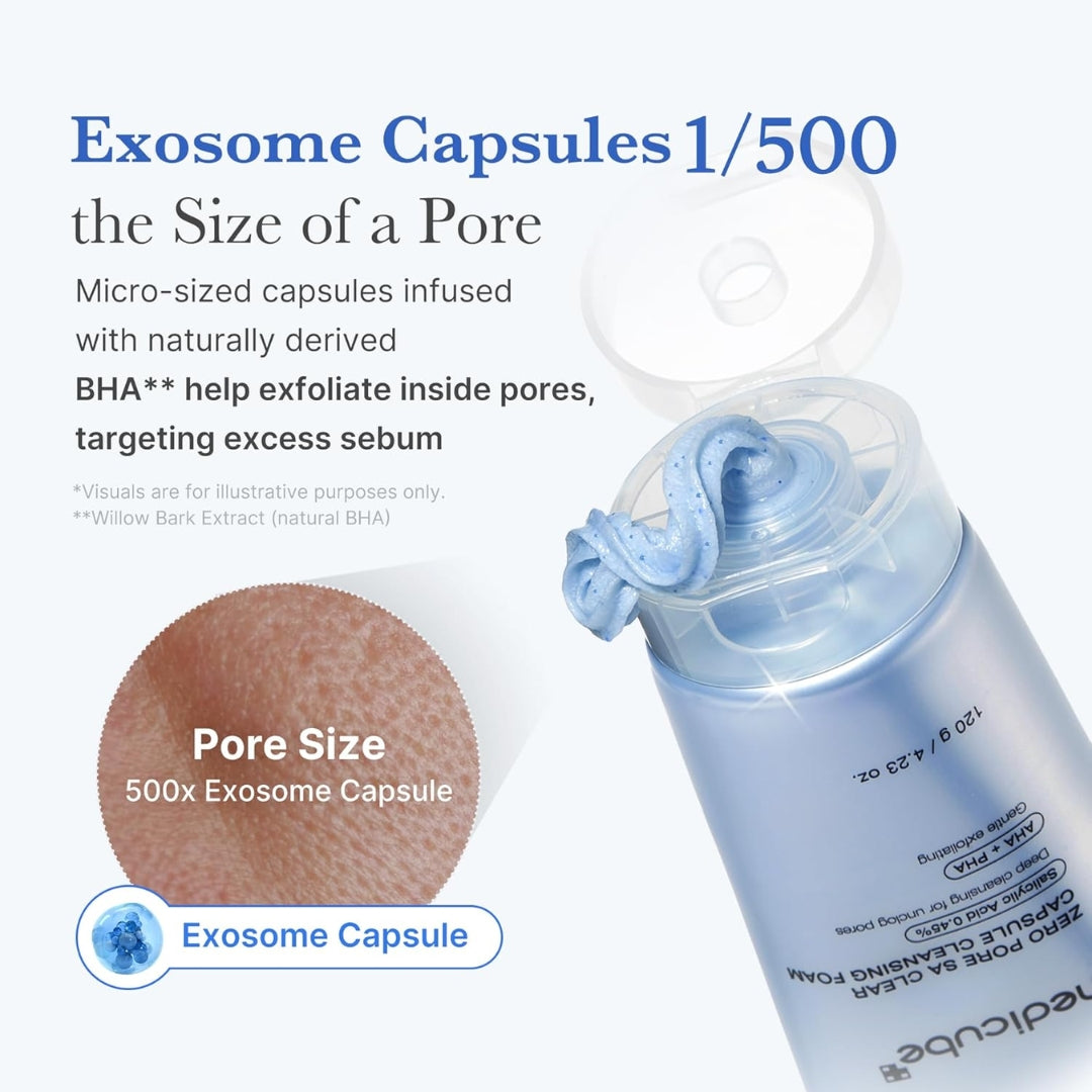 Limpiador espumoso Zero Pore SA Clear Capsule Cleansing Foam medicube 120g
