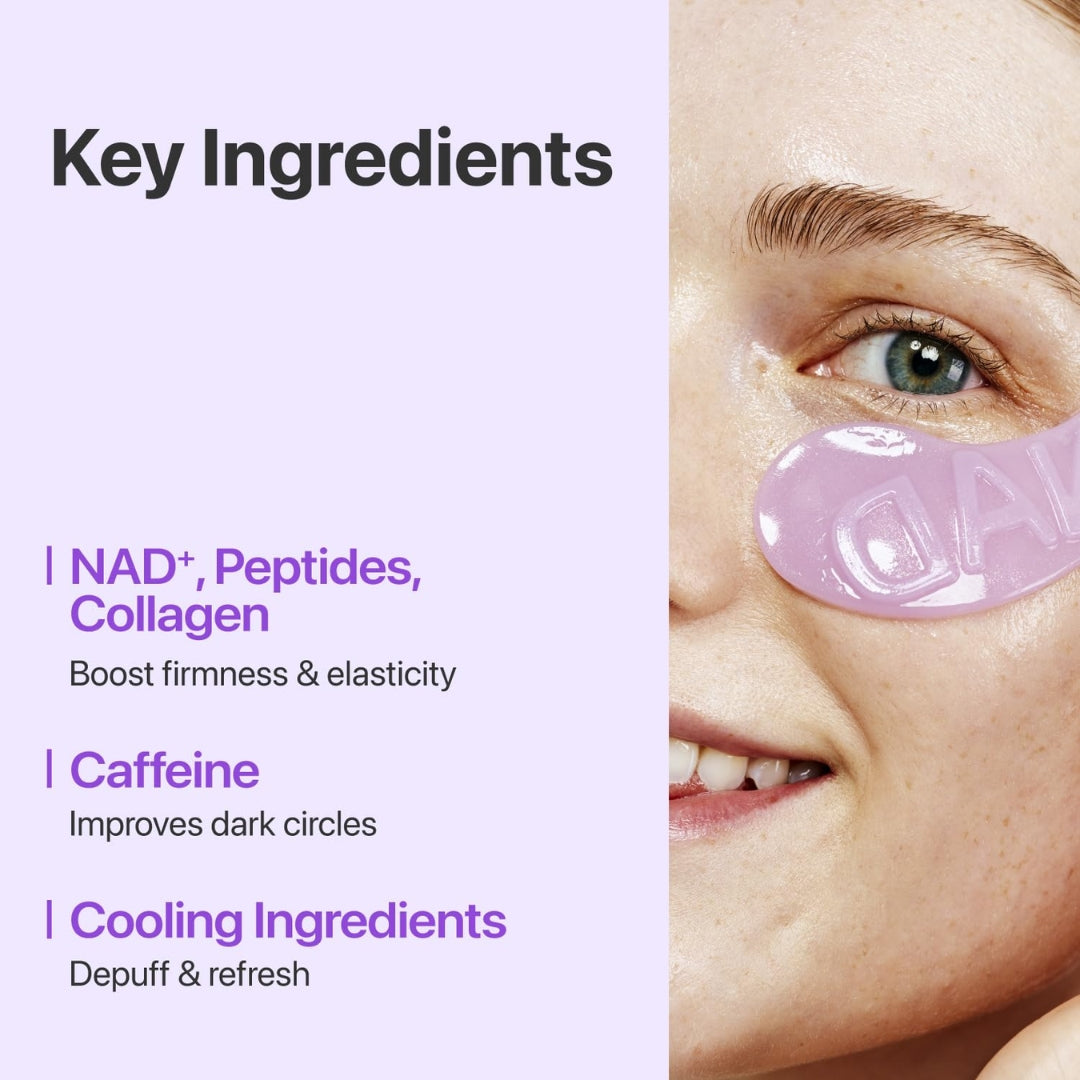 Parches Para Ojos No.9 NAD+ 5 pares Collagen Under Eye Parches Numbuzin
