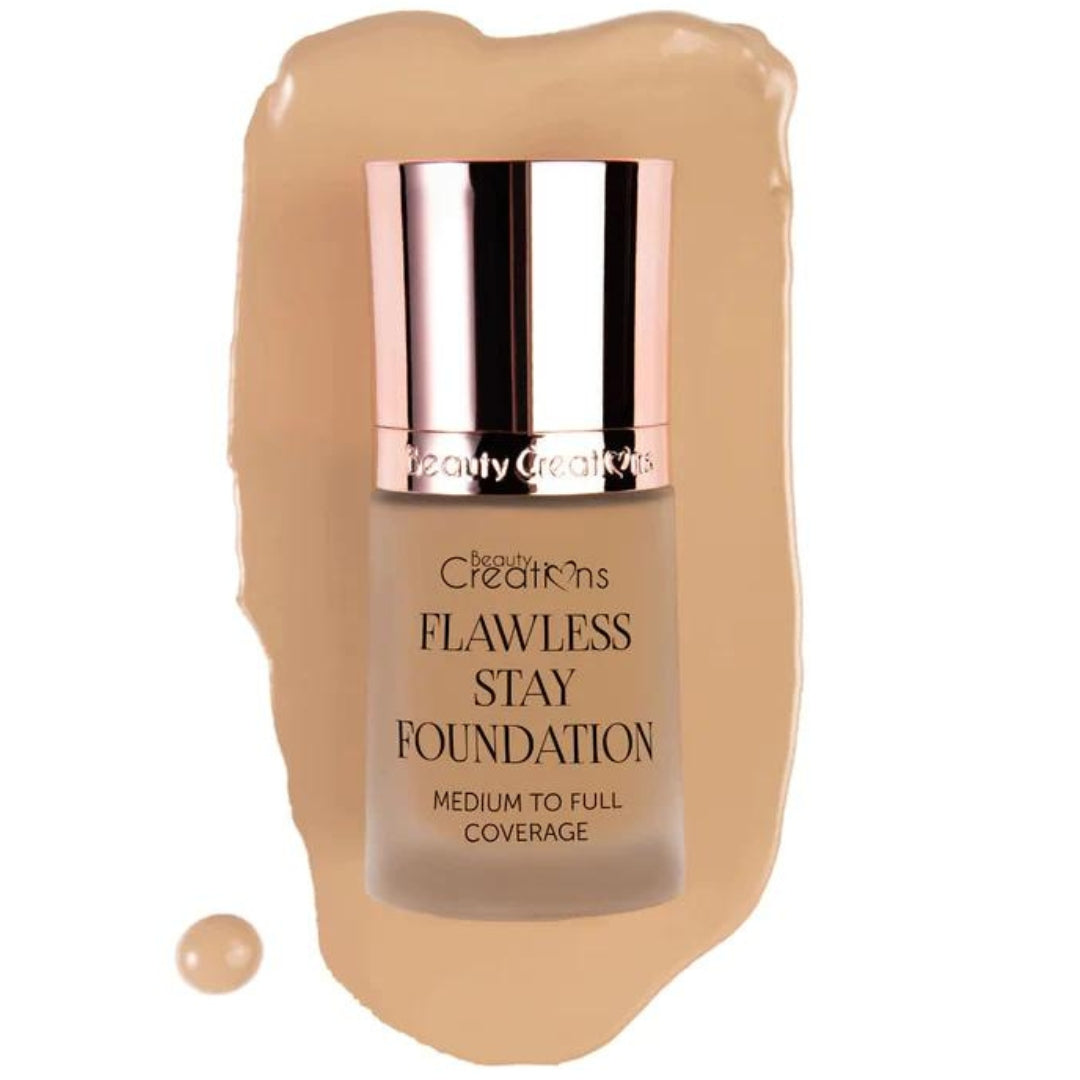 Base Semi Mate Flawless Stay - Foundation Flawless Stay 30ml Beauty Creations