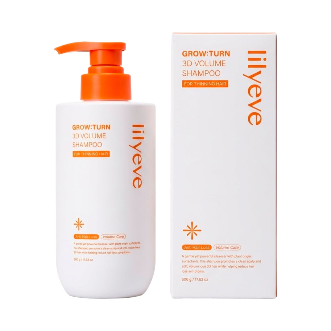 Champú Grow:Turn 3D Volume Shampoo 500g lilyeve