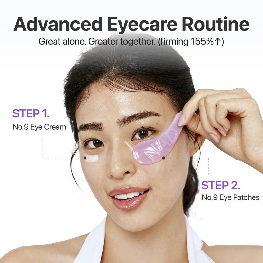 Parches Para Ojos No.9 NAD+ 5 pares Collagen Under Eye Parches Numbuzin