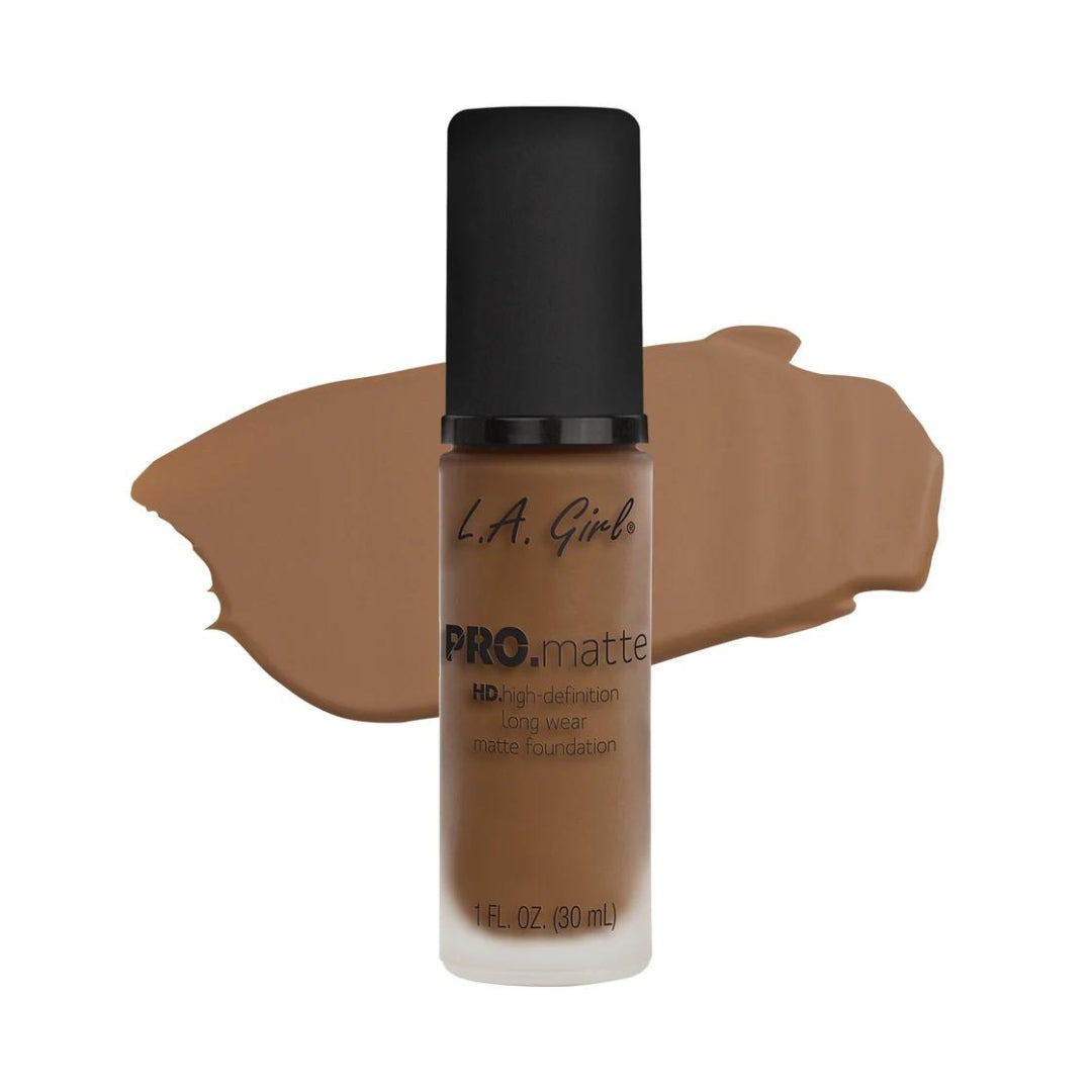 Base Pro Mate HD-Larga Duracion Pro Matte Foundation 30ml La Girl