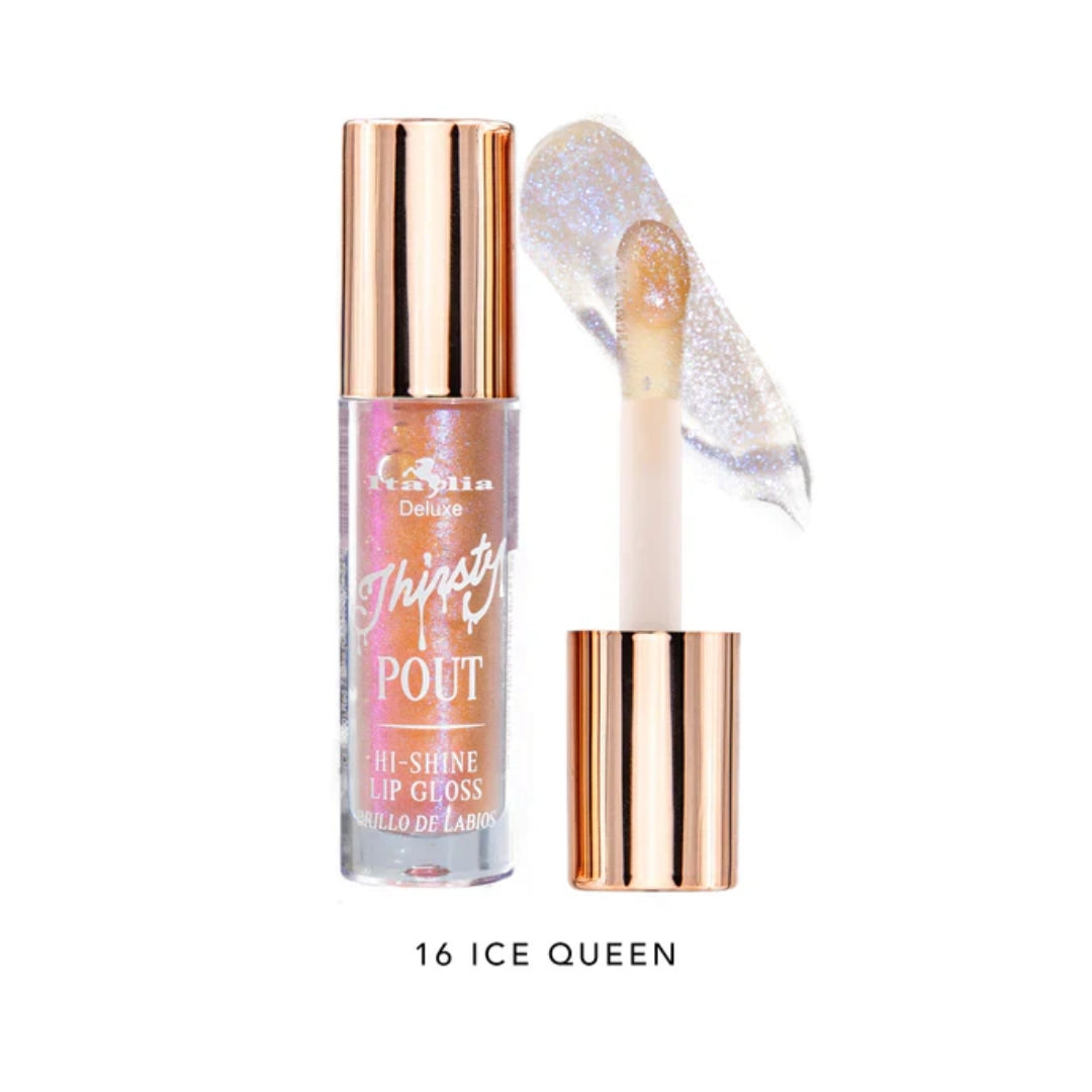 Lip Gloss Thirsty Pout Hi-Shine Italia Deluxe