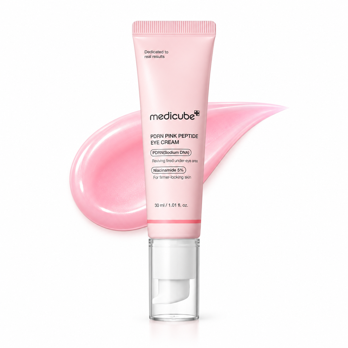 Contorno de ojos con PDRN de salmón, niacinamida y retinol 30 ml Medicube PDRN Pink Peptide Eye Cream