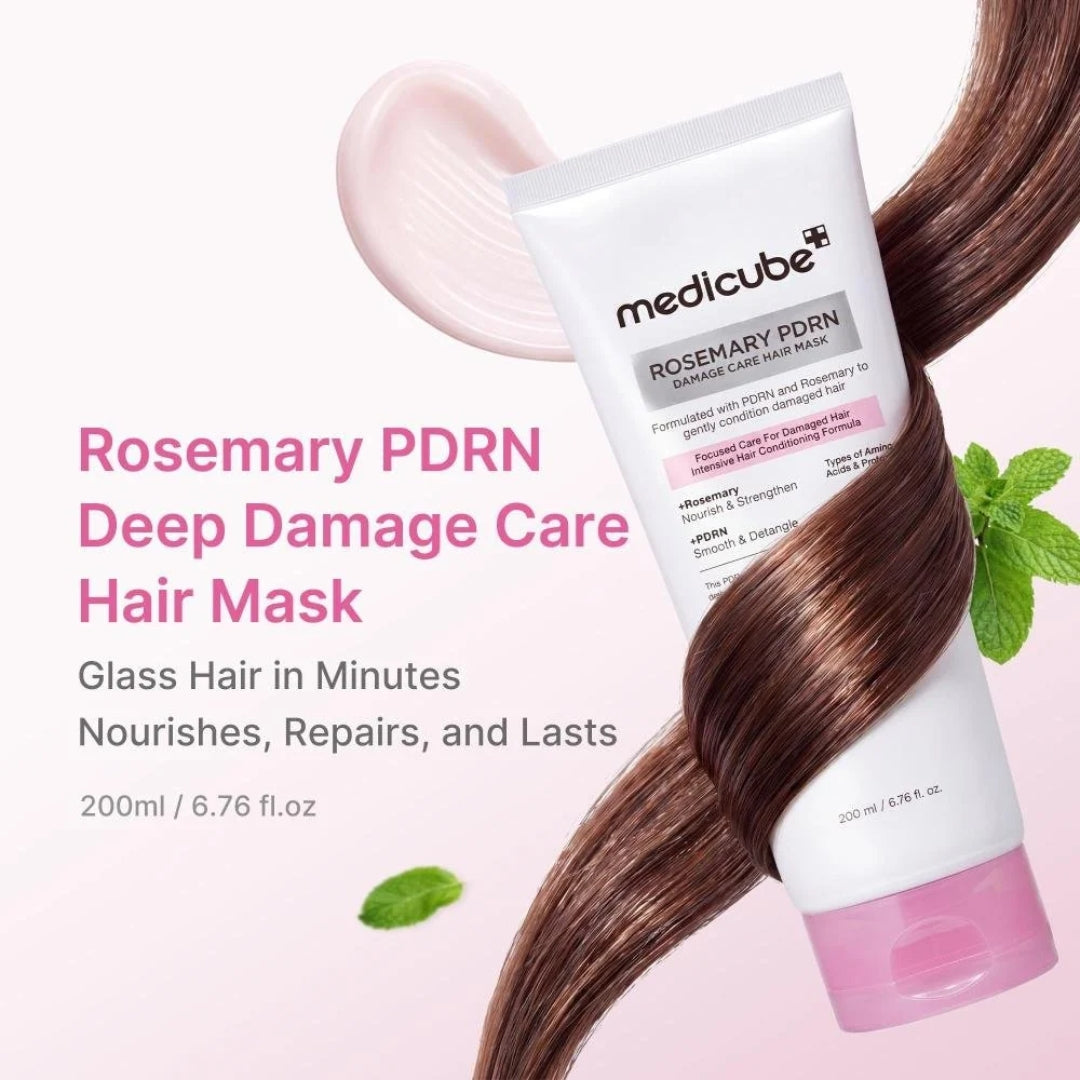Mascarilla capilar de romero PDRN para el cuidado del cabello dañado 200 ml Medicube