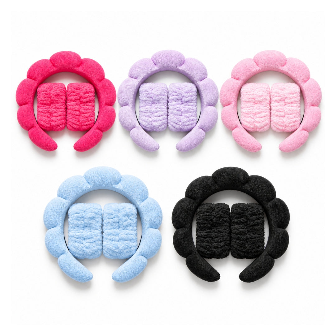 Diadema puff con muñequeras