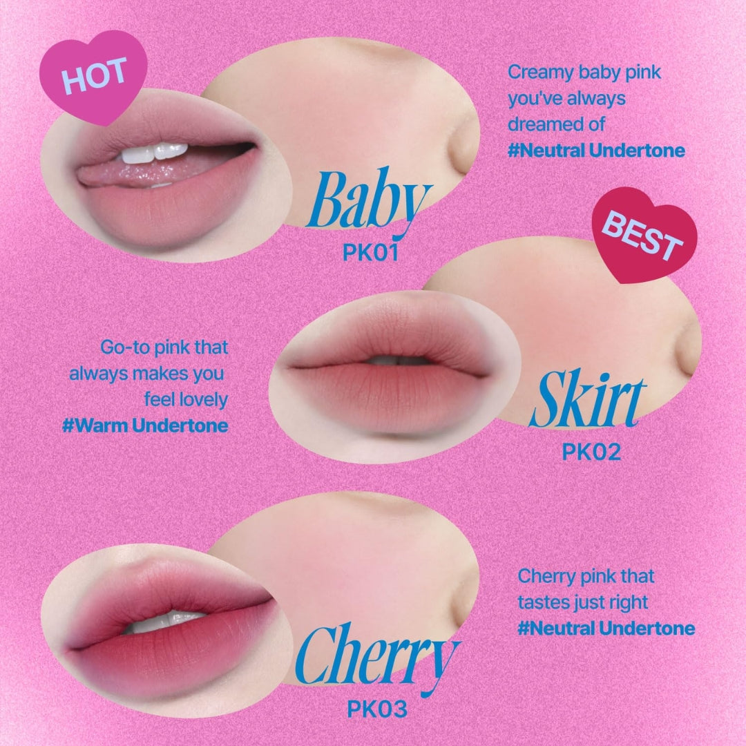 Blush Lip Blurry Pudding Pot Fwee zx
