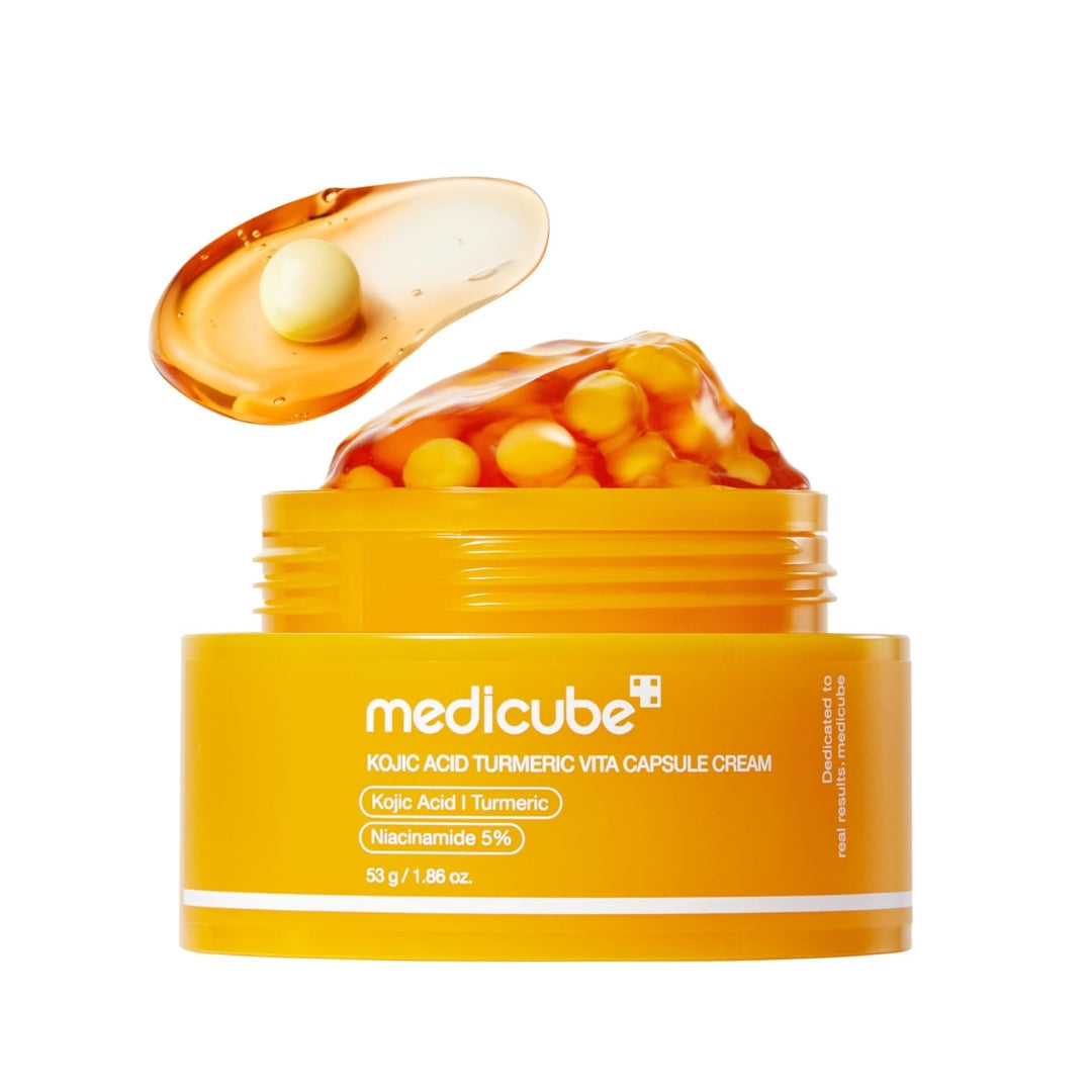 Crema en capsulas para tono Desigual de cúrcuma y ácido kójico - Kojic Acid  55g Medicube