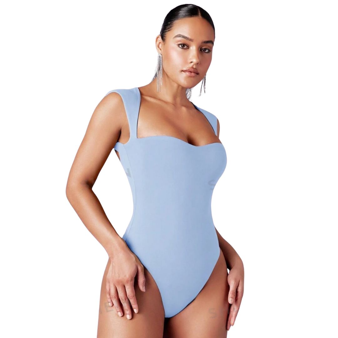Body Con Escote en forma de Corazón