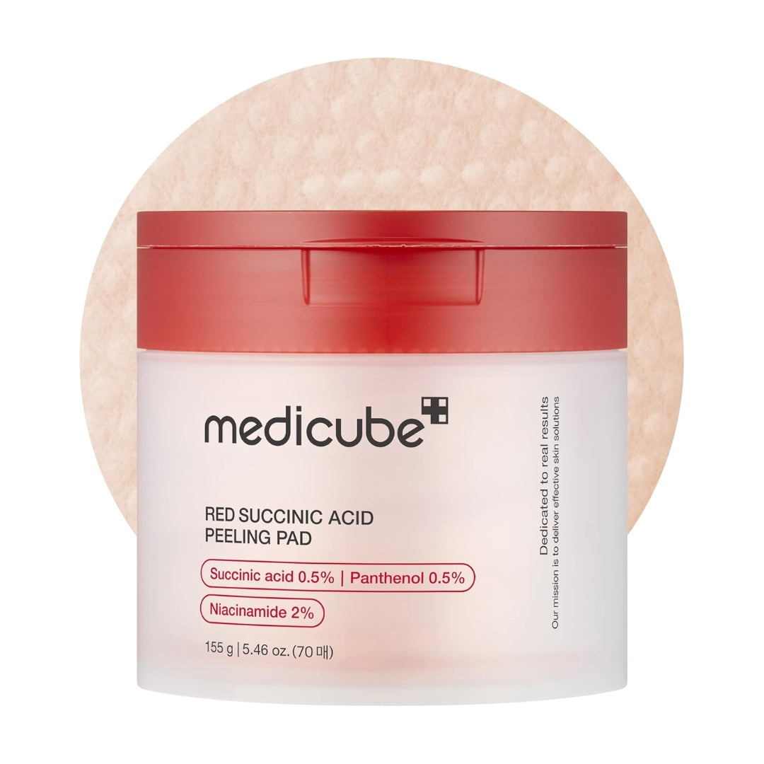 Pads Hidratantes Red Succinic Acid Peeling 70pcs Medicube