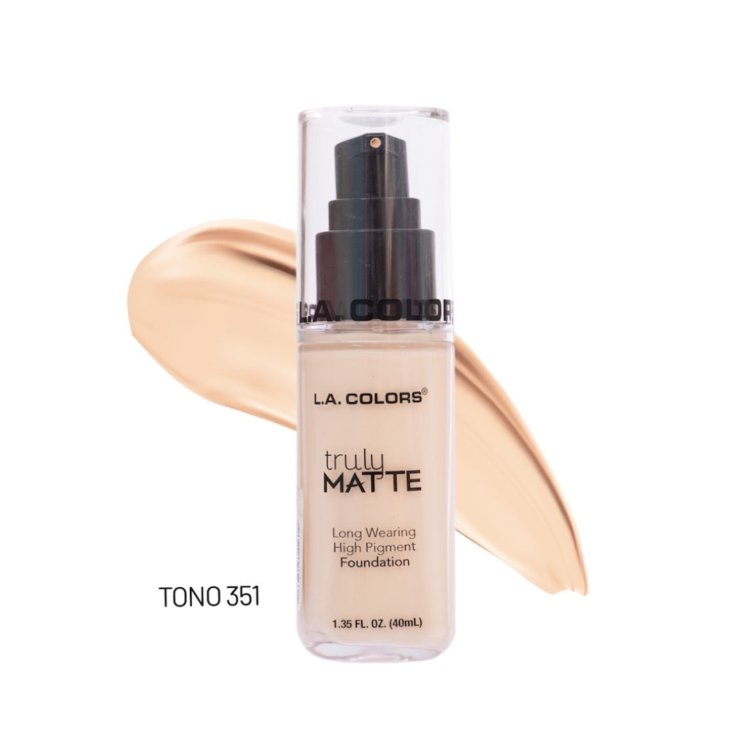 Base Truly Matte -Foundation Trully Matte 40ml La Colors