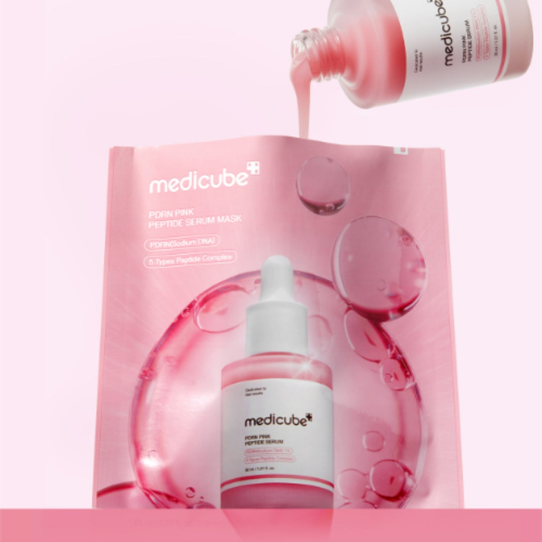 Mascarilla PDRN Pink Peptide Serum Mask (6ea) Medicube