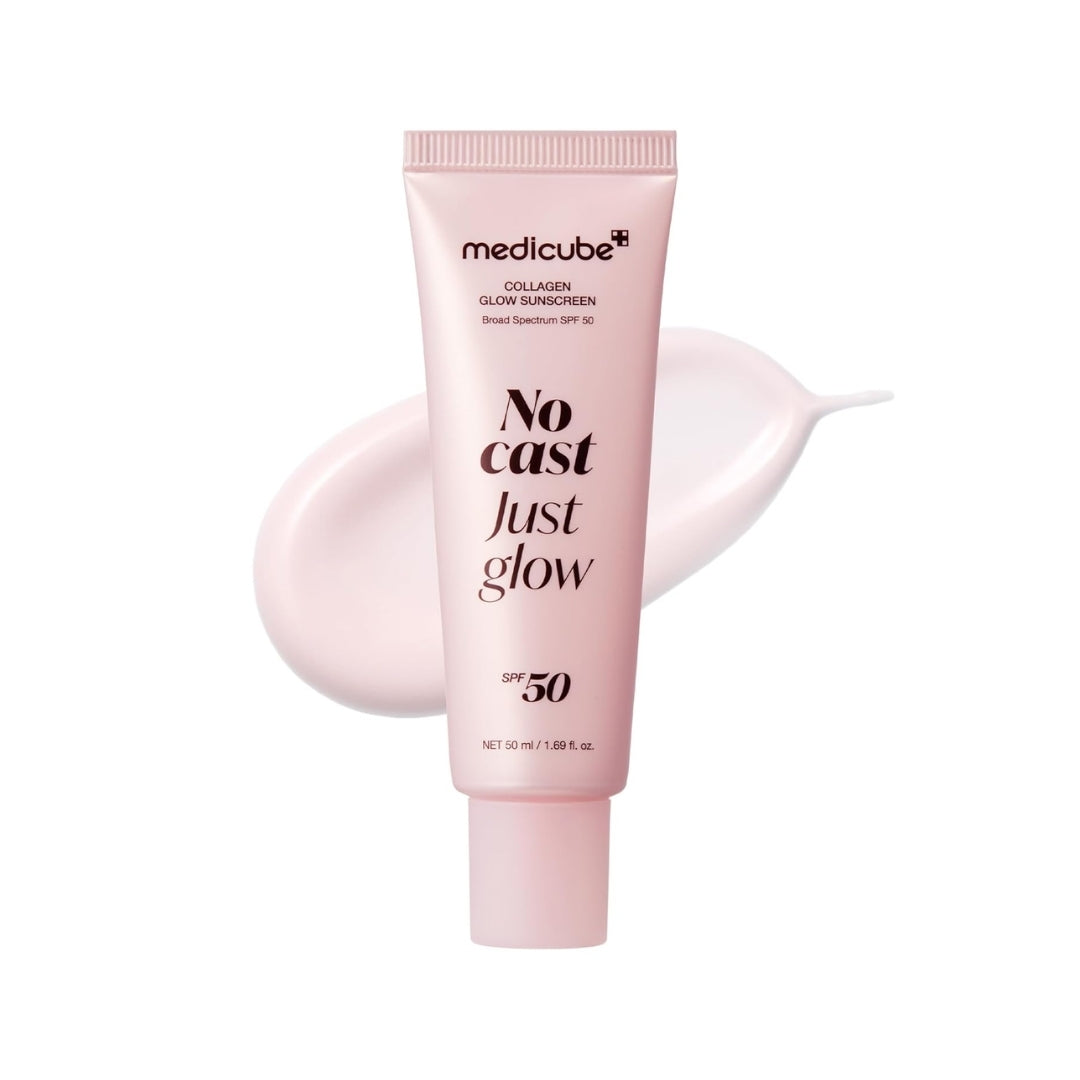 Protector Solar No Cast Just Glow Collagen Sunscreen SPF 50+PA++++ 50ml Medicube