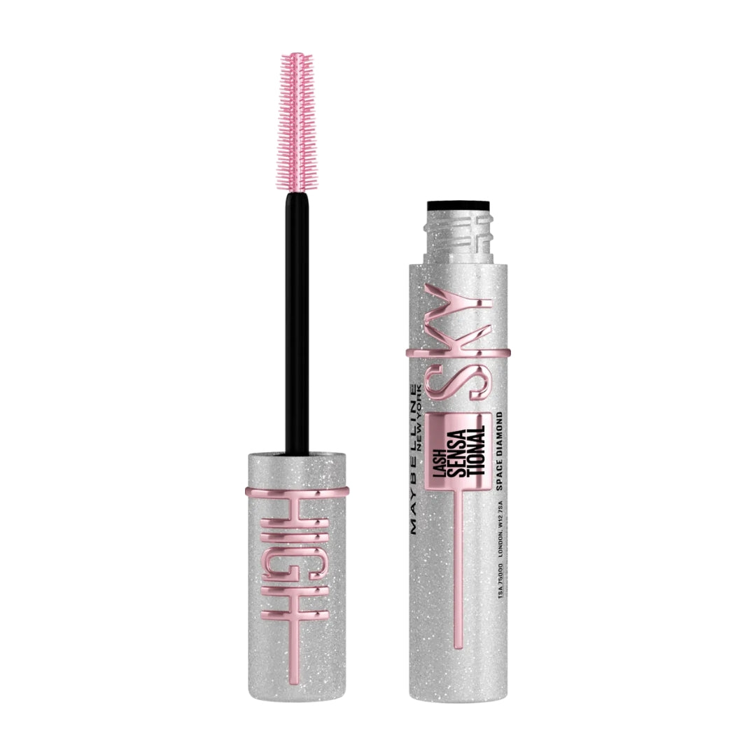 Mascara de pestañas Sky High - Space Diamond (Glitter) Rimel Maybelline