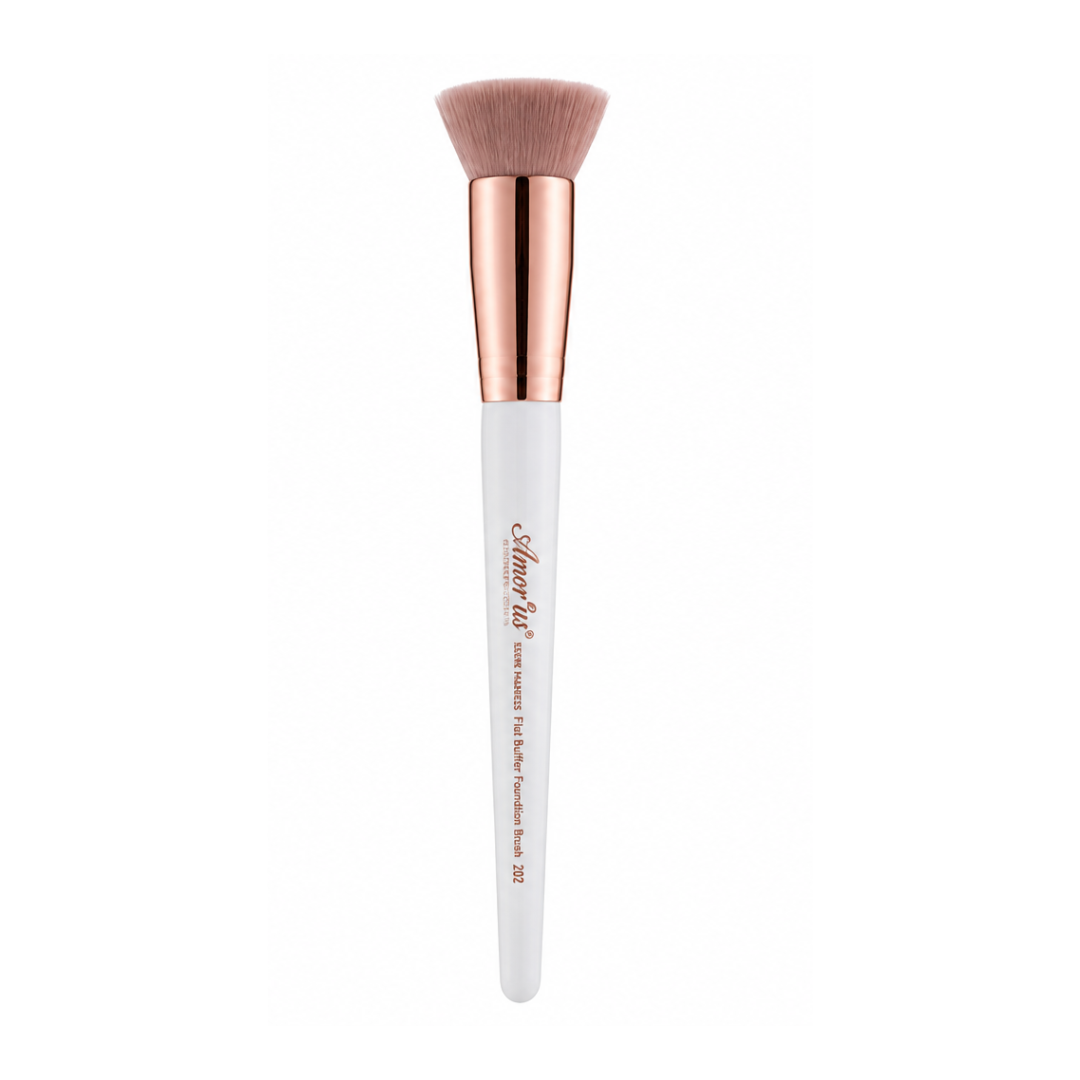 Brocha Individual para productos en crema  Luxe Basics Brush - 202 Flat Buffer Amor Us
