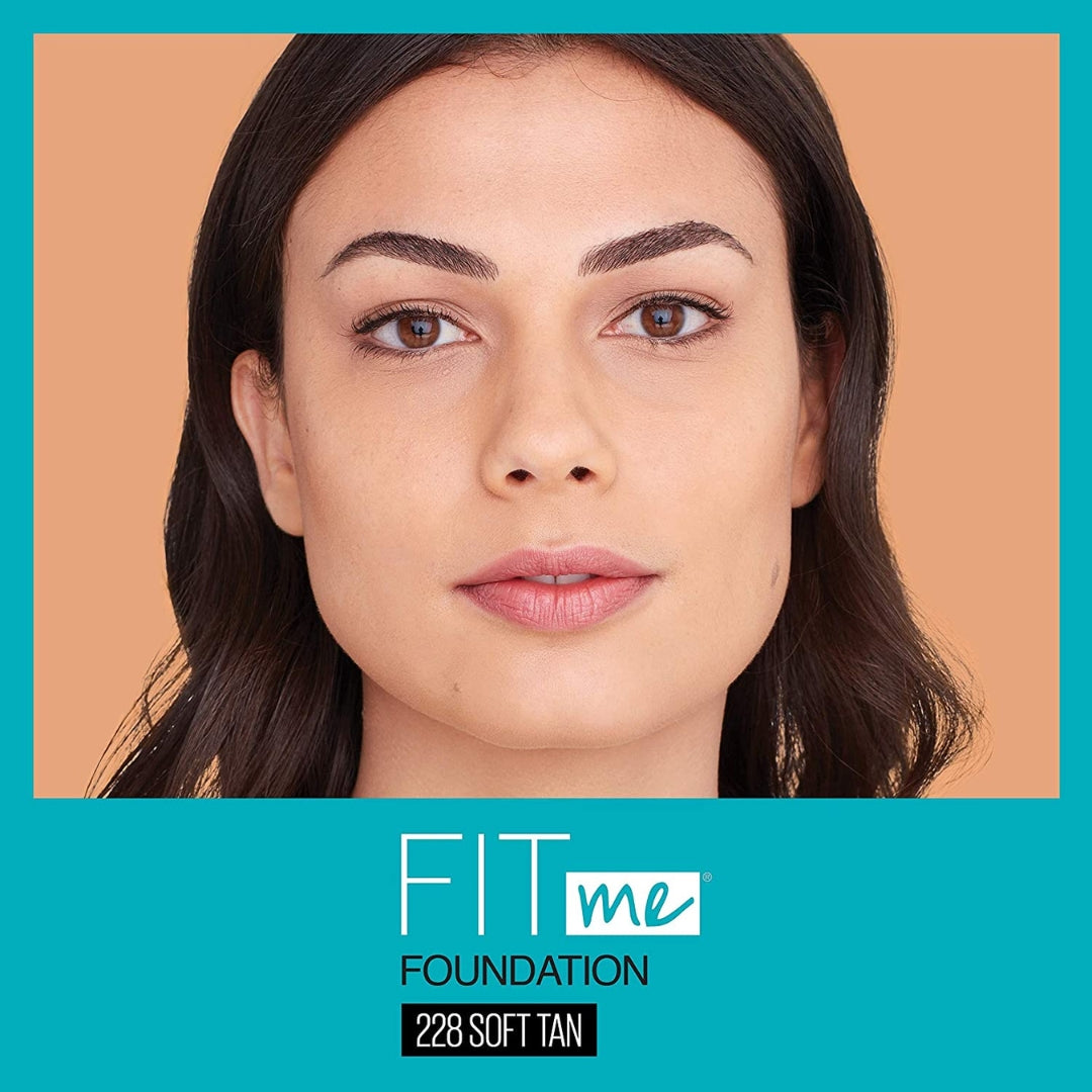 Base Fit Me Mate -Foundation Matte and Poreless  Fit Me 30ml Maybelline