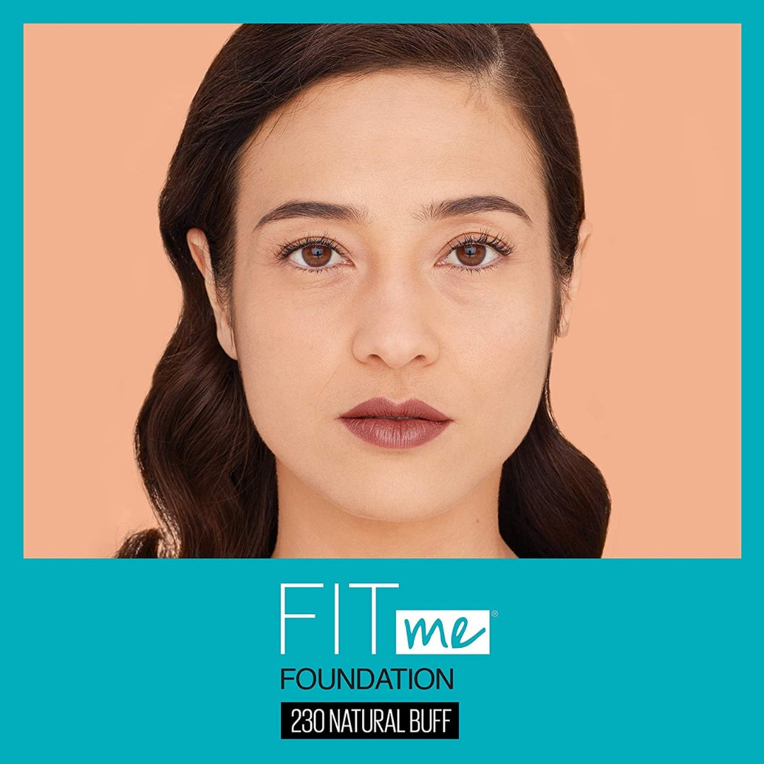 Base Fit Me Mate -Foundation Matte and Poreless  Fit Me 30ml Maybelline