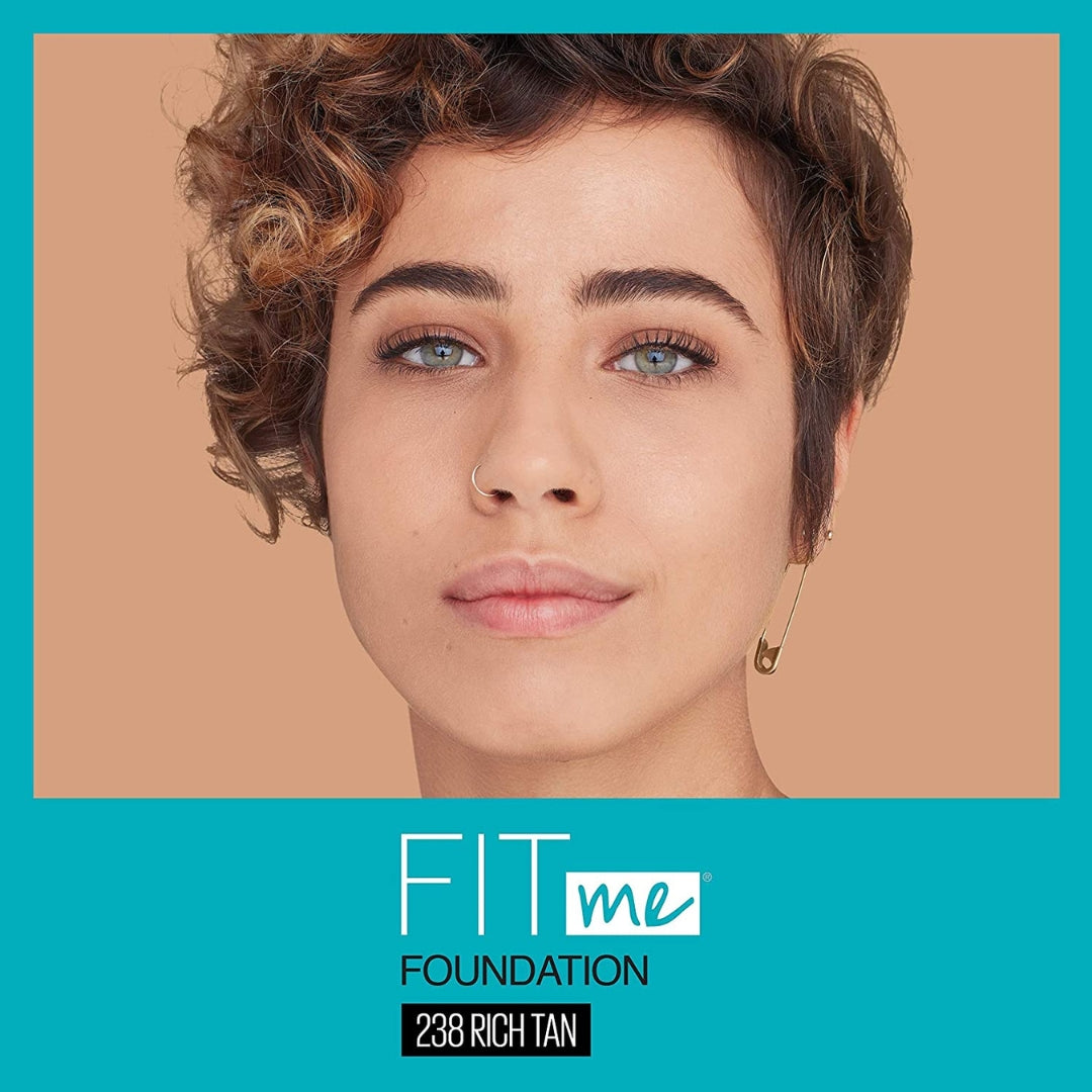 Base Fit Me Mate -Foundation Matte and Poreless  Fit Me 30ml Maybelline