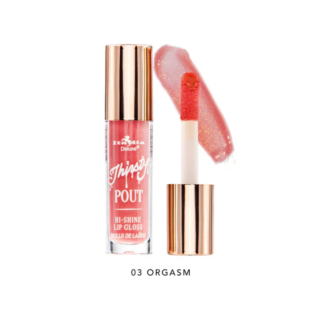 Lip Gloss Thirsty Pout Hi-Shine  Italia Deluxe