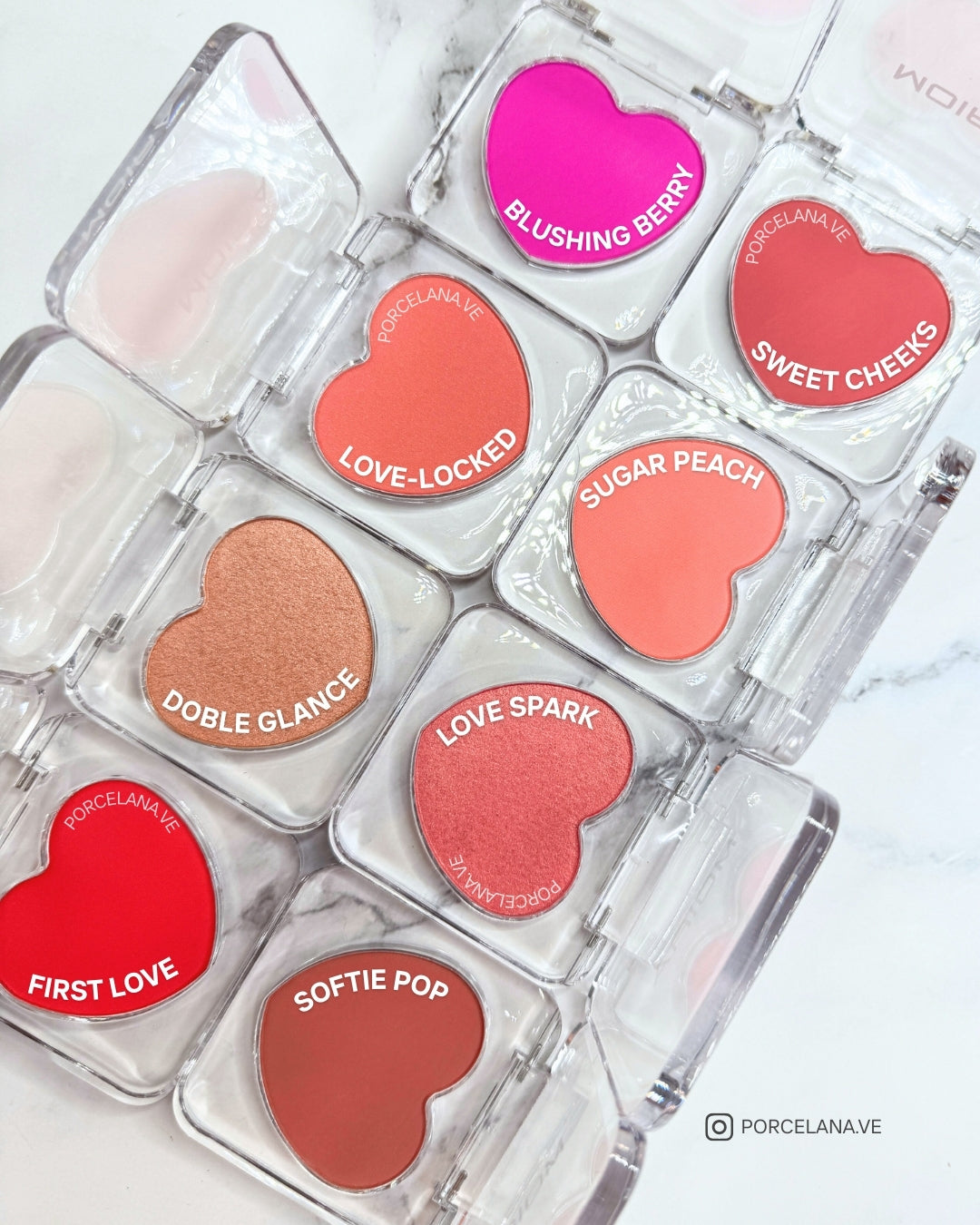 Rubor en polvo Love Spell En forma de Corazon Love Spell Powder Blush Moira