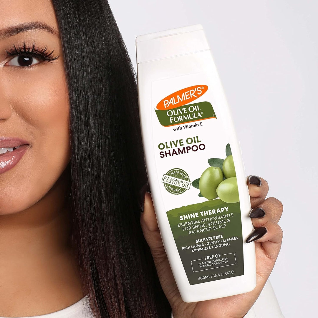 Champú de aceite de oliva para cabello propenso al encrespamiento 13.5 Palmers