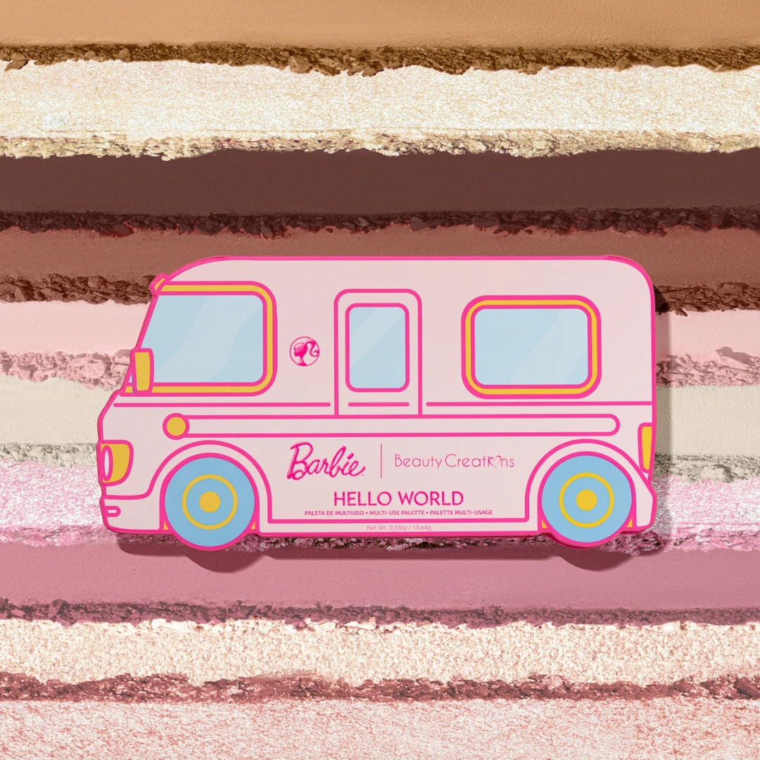 Barbie Paleta De Sombras Hello World Beauty Cretions