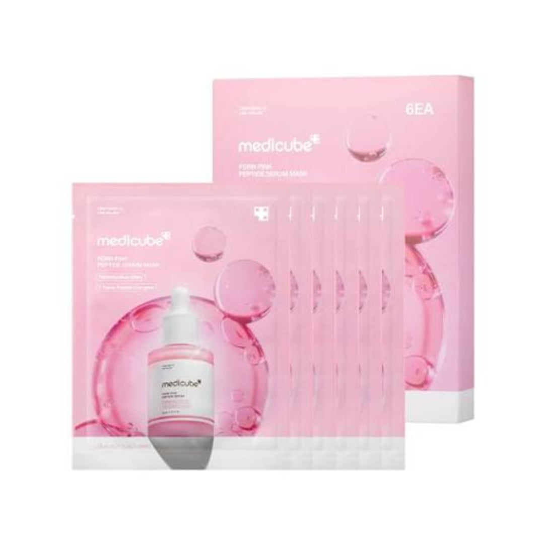 Mascarilla PDRN Pink Peptide Serum Mask (6ea) Medicube