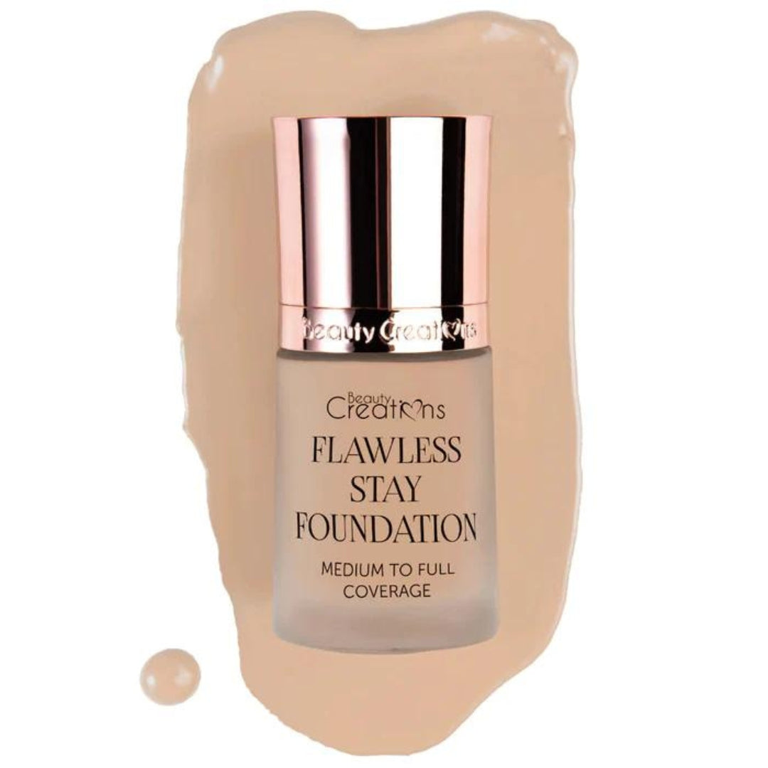 Base Semi Mate Flawless Stay - Foundation Flawless Stay 30ml Beauty Creations