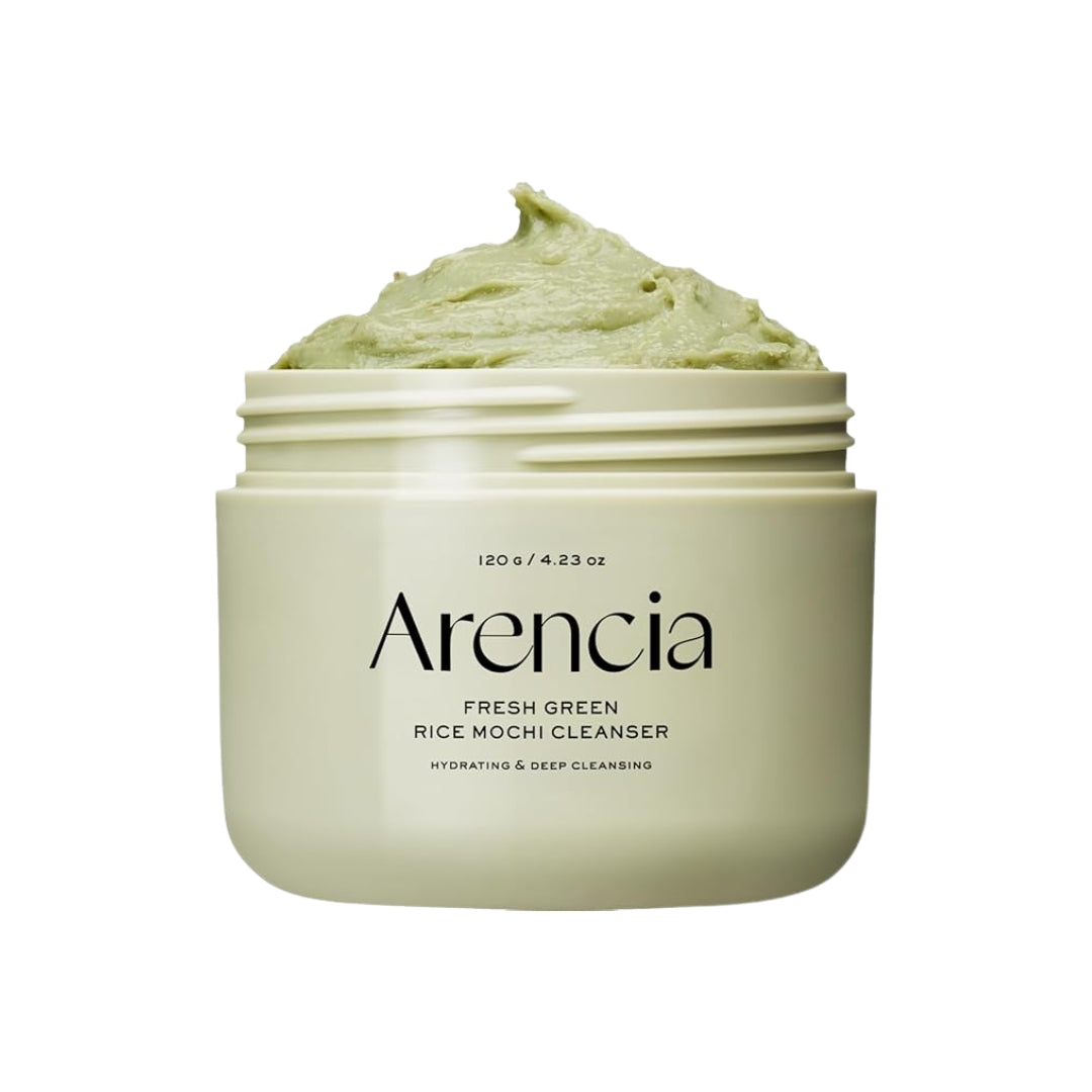 Limpiador mochi de arroz y te verde 120 G ARENCIA / Fresh  green  rice  mochi clanser 120G ARENCIA