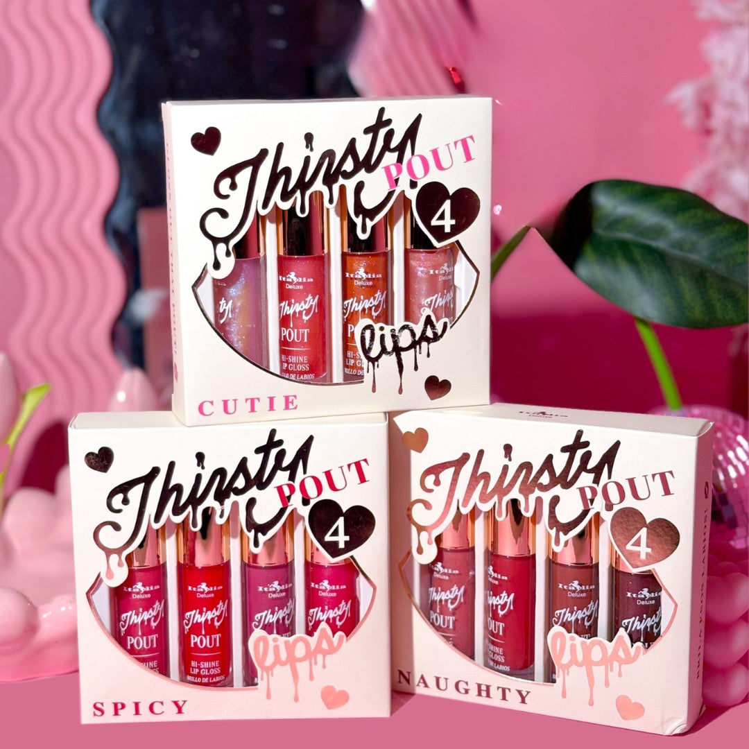 Set de Lip Gloss Thirsty Pout Italia Deluxe