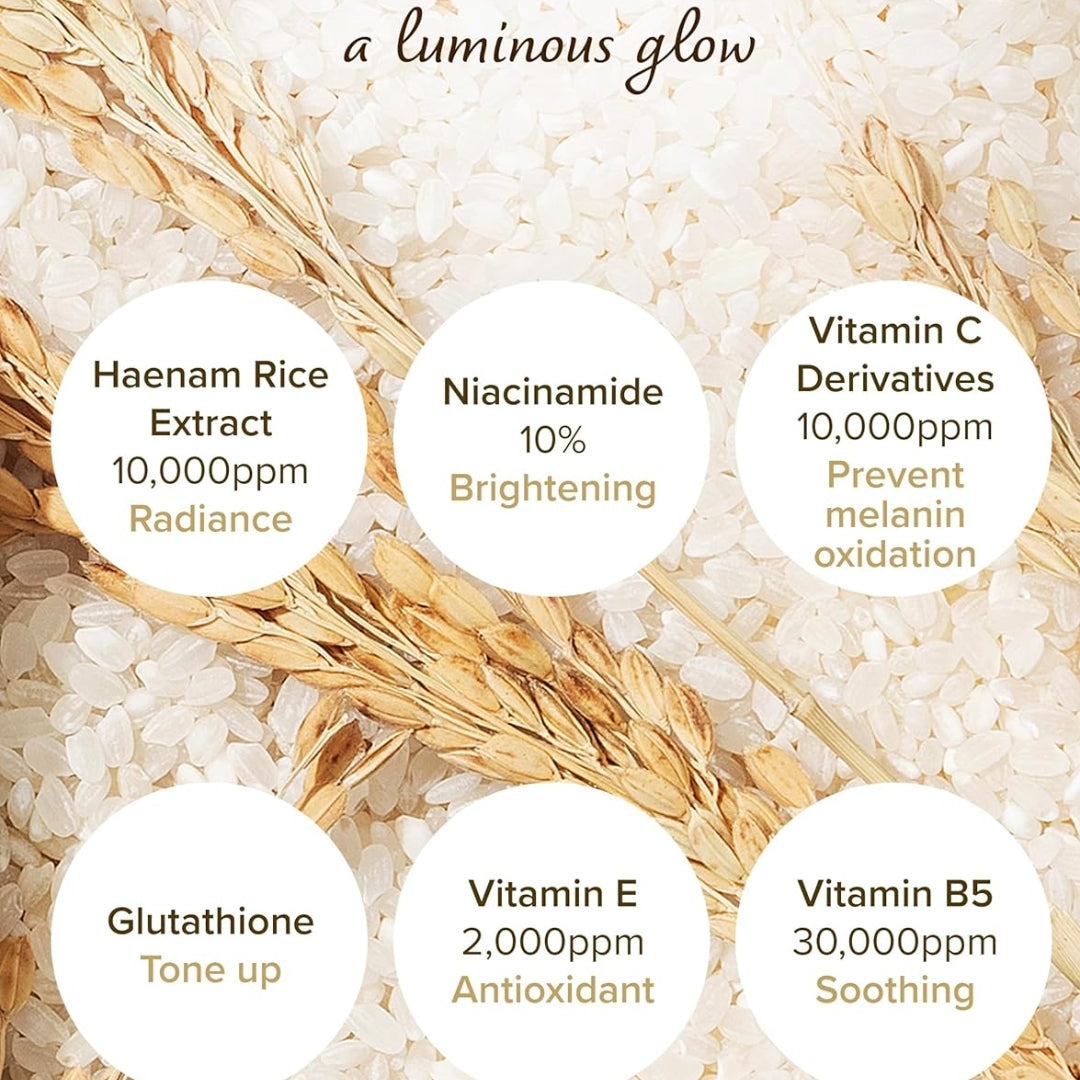 Serum de arroz con niacinamide de 10% triple vitamina SEOUL EDITION  Mary&May
